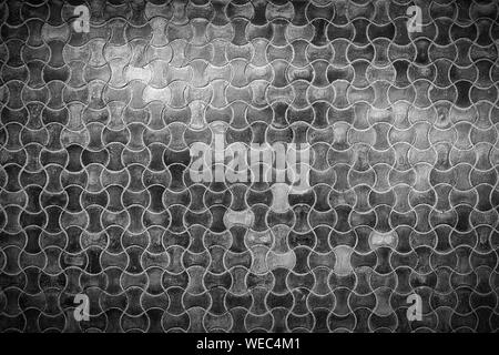 An abstract background image of a cement tile patterned wall Stock Photo