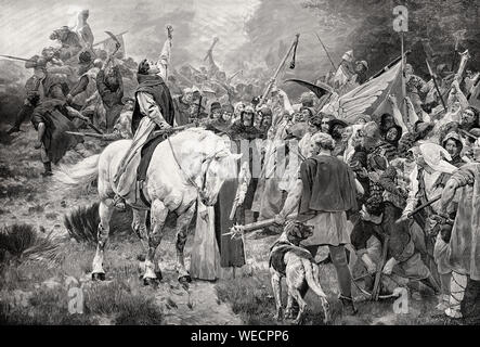 Battle of Worringen, on 5 June 1288, near the town of Worringen ...