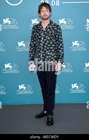 Venezia, Italy. 30th Aug, 2019. 76th Venice Film Festival 2019, Photocall film ‘Seberg'Pictured: Jack O'Connel Credit: Independent Photo Agency/Alamy Live News