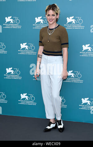 Venezia, Italy. 30th Aug, 2019. 76th Venice Film Festival 2019, Photocall film ‘Seberg'Pictured: Kristen Stewart Credit: Independent Photo Agency/Alamy Live News