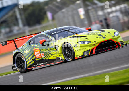 TOWCESTER, UNITED KINGDOM. 30th Aug, 2019.  during Free Practice 1 of FIA World Endurance Championship with 4 hours Silverstone at Silverstone Circuit on Friday, August 30, 2019 in TOWCESTER, ENGLAND. Credit: Taka G Wu/Alamy Live News Stock Photo