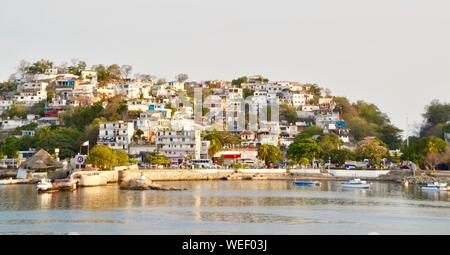 Manzanillo Mexico Waterfront Stock Photo