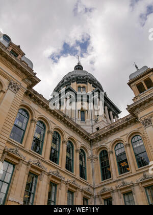 Illinois State Capitol Building. Springfield, Illinois. Stock Photo