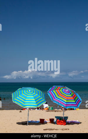 Sawyer, Michigan - Warren Dunes State Park on Lake Michigan. Stock Photo