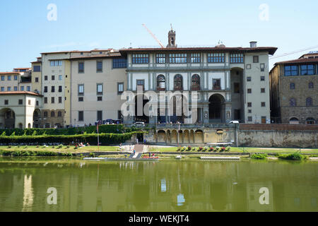 River Arno and Florence, Italy Stock Photo