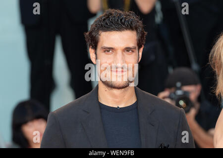 VENICE, Italy. 30th Aug, 2019. Louis Garrell walks the red carpet for the World Premiere of 'J'accuse' during the 76th Venice Film Festival at Palazzo del Cinema on August 30, 2019 in Venice, Italy. Credit: Roberto Ricciuti/Awakening/Alamy Live News