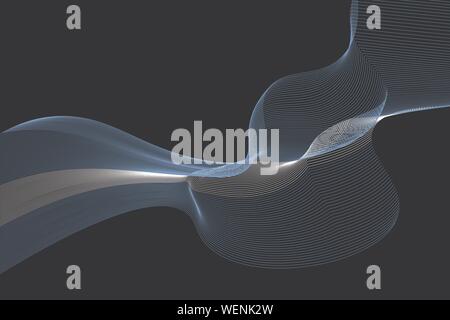 Abstract lines vector background. Colours of Argentina flag. Eps10. Stock Vector
