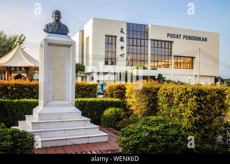 TAWAU, MALAYSIA - AUGUST 09, 2019: Views within the Sabah Chinese High School Compound in Tawau. Stock Photo