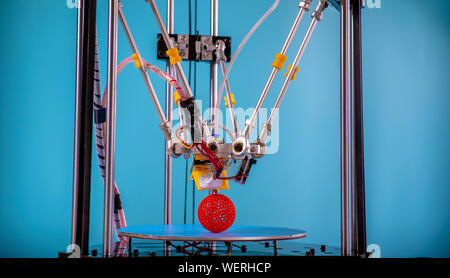 Delta 3d printer Stock Photo