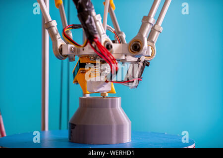 Delta 3d printer Stock Photo