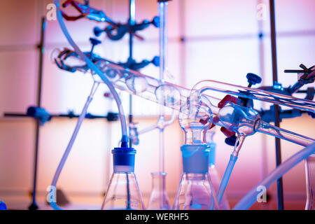 Laboratory apparatus Stock Photo