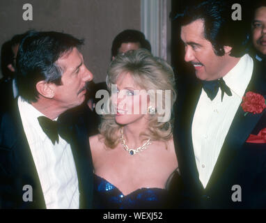 Billy Martin, Morgan Fairchild, Wayne Newton, 1983, Photo By John Barrett/PHOTOlink Stock Photo