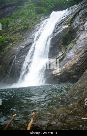 Waterfall in kerala Stock Photo