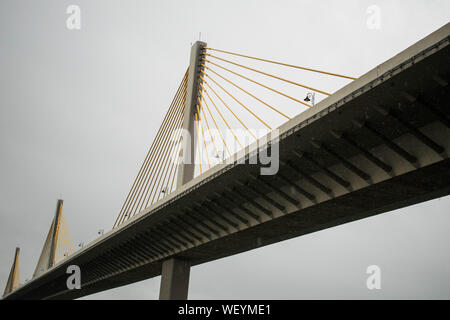 Long bridges in Goa Stock Photo