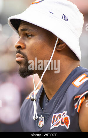 Tennessee Titans quarterback Logan Woodside (5) in action before an NFL  preseason football game against the Chicago Bears, Thursday, Aug. 29, 2019,  in Chicago. (AP Photo/David Banks Stock Photo - Alamy