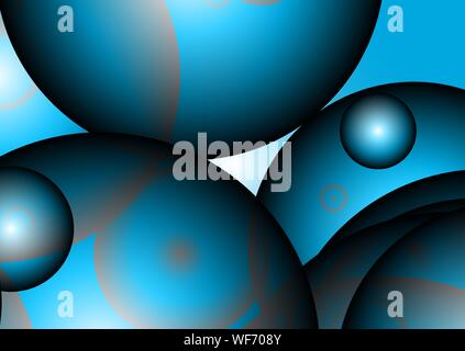 Vector illustration of colourful design template with circles style. Vector modern circle template of abstract background with gradient style Stock Vector