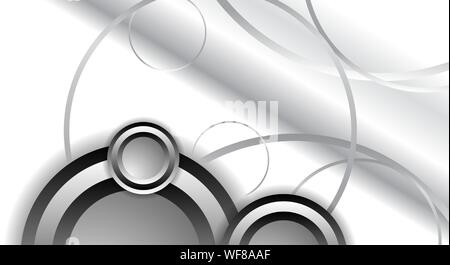 Vector Abstract Background Overlapping circles. Eps 10 concept for your design Stock Vector