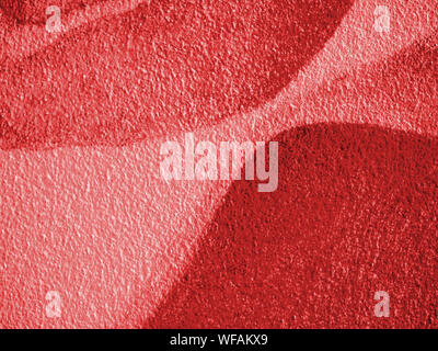 Empty red old wall texture. Painted distressed wall surface, Copy space, Cement wall texture Stock Photo