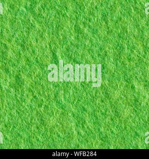 High resolution close up of lime felt fabric. Seamless square texture. Tile ready. Stock Photo