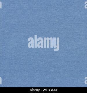 Blue paper texture. Seamless square background, tile ready. Stock Photo