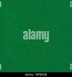 Green felt fabric for background. Seamless square texture, tile ready. Stock Photo