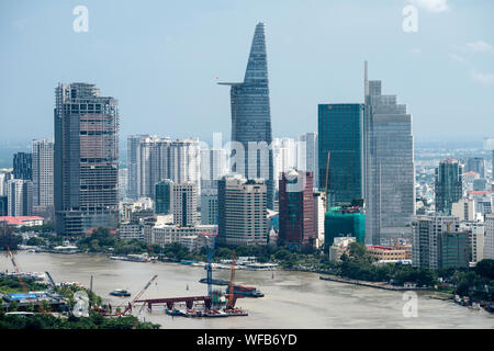 The Bitexco Tower, Ho Chi Minh, Vietnam. Stock Photo