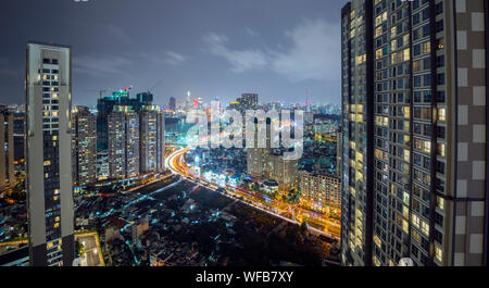 New property and development in Ho Chi Minh, Vietnam. Stock Photo