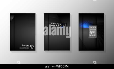 Vector collection of book cover backgrounds for brochures, leaflets ...