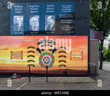 Shankill Road A Company Memorial, Belfast Stock Photo