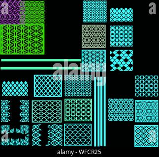 geometric lines pattern background design Stock Photo