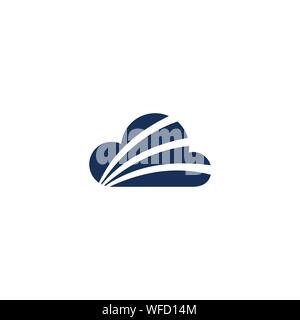 Cloud Logo design template Stock Vector