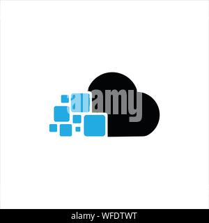 Cloud Logo design template Stock Vector