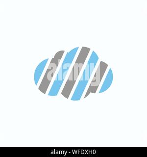 Cloud Logo design template Stock Vector