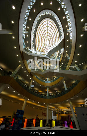 Inside the Liverpool Central Library Stock Photo