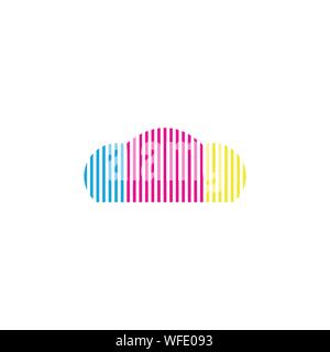 Cloud Logo design template Stock Vector