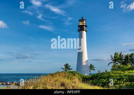 Cape Florida Lighthouse Stock Photo