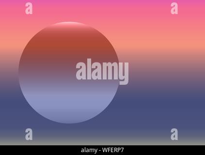 Abstract background using gradients. Space landscape. Colorful vector background. EPS 10. Horizontal composition A4 Stock Vector