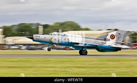 Romanian Air Force Mikoyan-Gurevich MiG-21 LanceR C Stock Photo