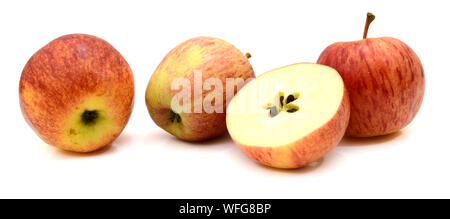 Red apple isolated on white background Stock Photo