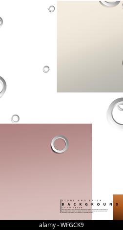 Ring abstract rectangular background with drop shadow. Vector ...