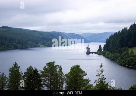 Lake Vyrnwy reservoir, Powys, Wales, United Kingdom Stock Photo