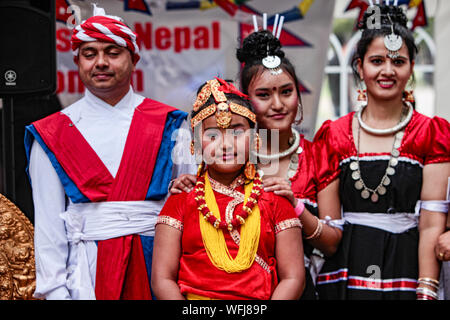 London UK 31 August 2019 Southall Park is the home of Europe’s oldest South Asian community Mela. This year celebrates 17th years  of Asian culture, dance music and food. Southall is the heart of the South Asian community,in London, since the 1950’s,  a thriving hub of culture all year round, but when the Mela comes to town it goes one further and becomes the biggest and best South Asian festival this side of Mumbai.The Mayor of London, Sadiq Khan, said: “London Mela is a wonderful showcase of South Asian culture, with its wide range of music, dance, food and games. It’s a real celebration of Stock Photo