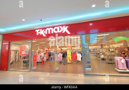 People visit TK Maxx clothes shop Berlin Germany Stock Photo - Alamy