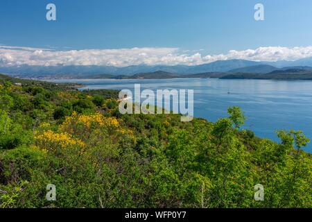 Greece, Ionian Islands, Corfu, Kalami Stock Photo