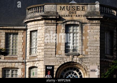 France, Eure et Loir, Chartres, former episcopal palace next to the cathedral, Museum of Fine Arts Stock Photo