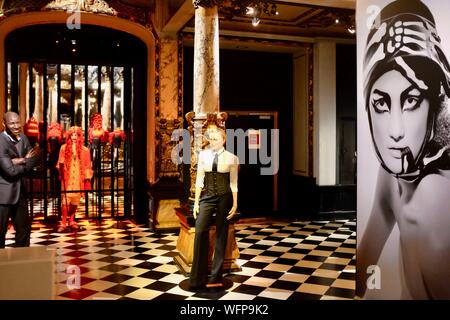 France, Paris, Grevin museum, Madonna Stock Photo - Alamy