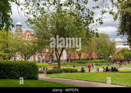 Ireland, Dublin, Ireland, Dublin, St. Patrick's Cathedral, the Park of the cathedral Stock Photo