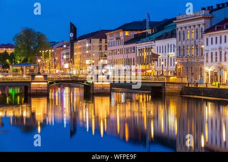 Sweden, Vastra Gotaland, Goteborg (Gothenburg), Hamm-Kanalen canal Stock Photo