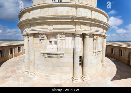 France, Gironde, Le Verdon sur Mer, The Cordouan lighthouse, Historical Monument Stock Photo