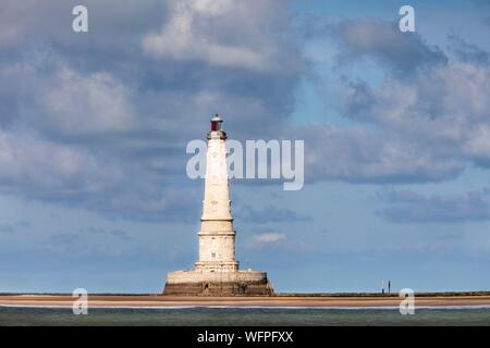 France, Gironde, Le Verdon sur Mer, The Cordouan lighthouse, Historical Monument Stock Photo